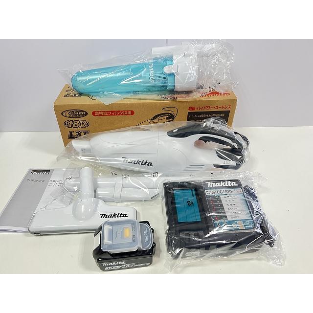 マキタ サイクロン付き □マキタ 18V3.0Ah クリーナー CL180FD白