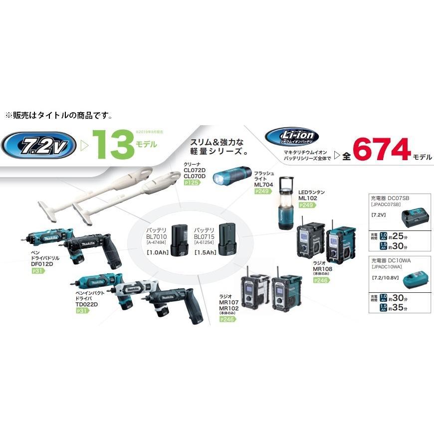 マキタ（makita） □マキタ 7.2V 充電器 DC07SB 純正☆新品・未使用