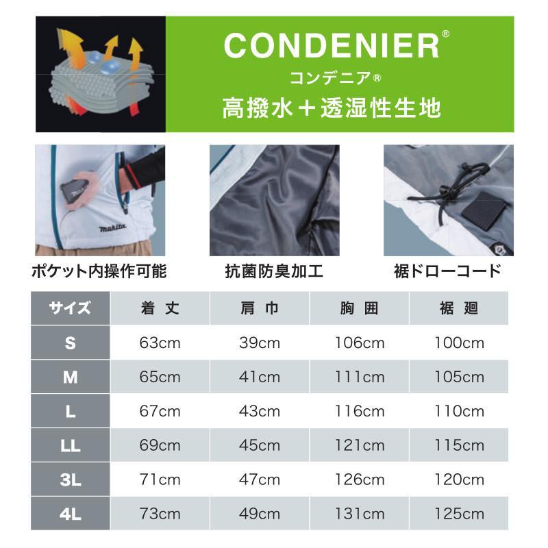 マキタ（makita） □マキタ 充電式ファンベスト FV212DZ(グレー)＋