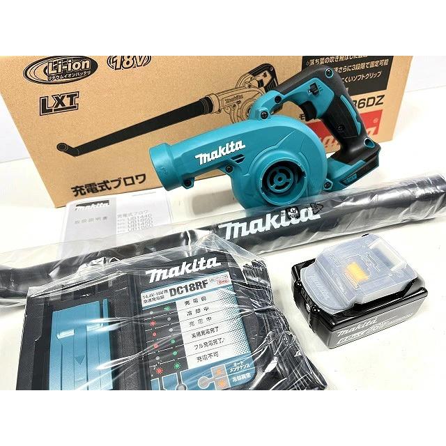 マキタ 6.0Ah仕様 □マキタ 充電式ブロワ UB186DZ本体+ マキタ 6.0Ah仕様 □マキタ 充電式ブロワ UB186DZ本体+