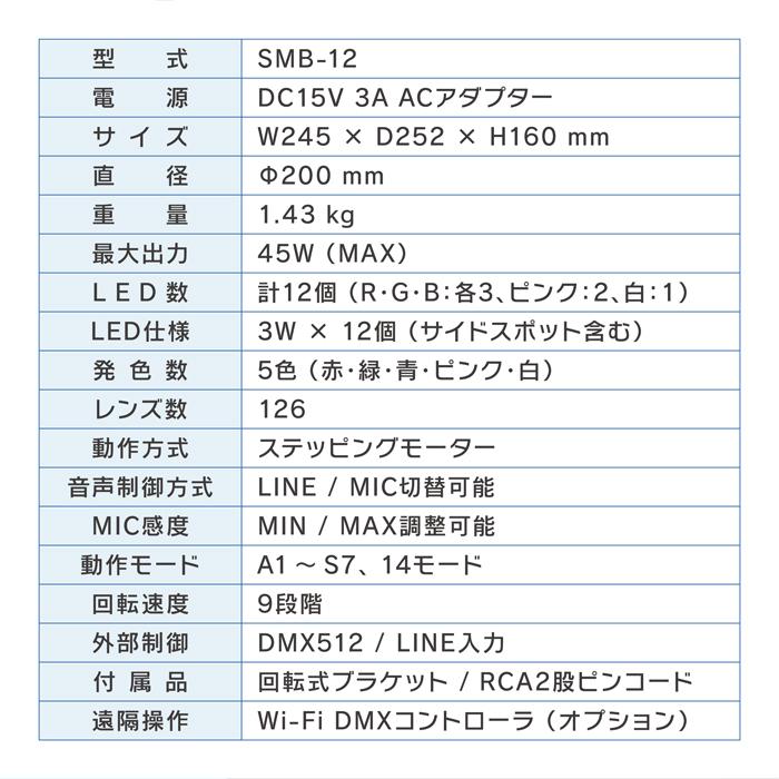 ステージライト 業務用 高輝度 LED MAGICBALL☆NEO☆ 照明 演出