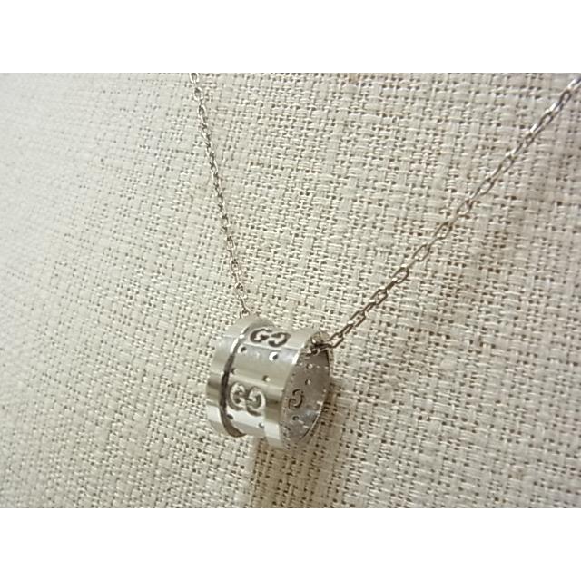 グッチ GUCCI アイコントワールペンダントネックレス 【中古 