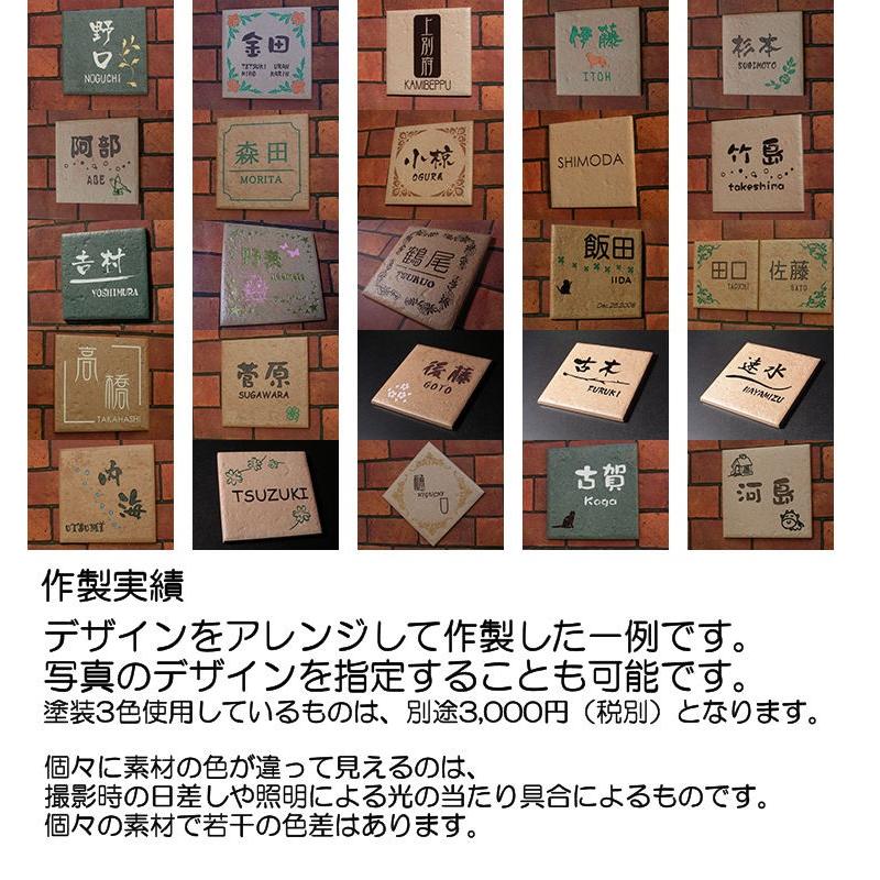 表札 おしゃれ タイル 146ｍｍ角 イタリア製 |  | 04