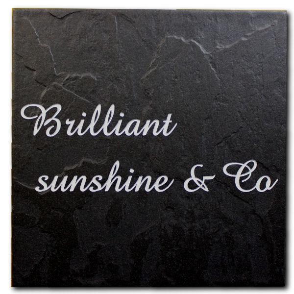 表札 おしゃれ タイル 特大 ブラック 30cm角 |  | 01