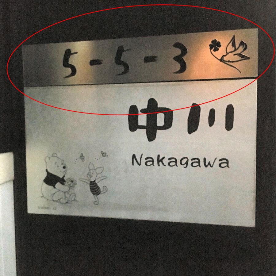 表札 ポスト用 ステンレス 調 ネームプレート オーダーサイズ 無料 簡易表札 ポスト 貼付け セミオーダー 簡単打合せ マンション 会社 事務所 二世帯 住所 番地 |  | 12