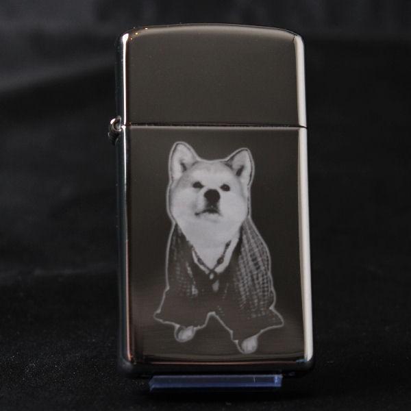ジッポ zippo #20492スリム ブラックアイス オーダーメイド彫刻入り オリジナルジッポ 刻印 | ZIPPO | 01