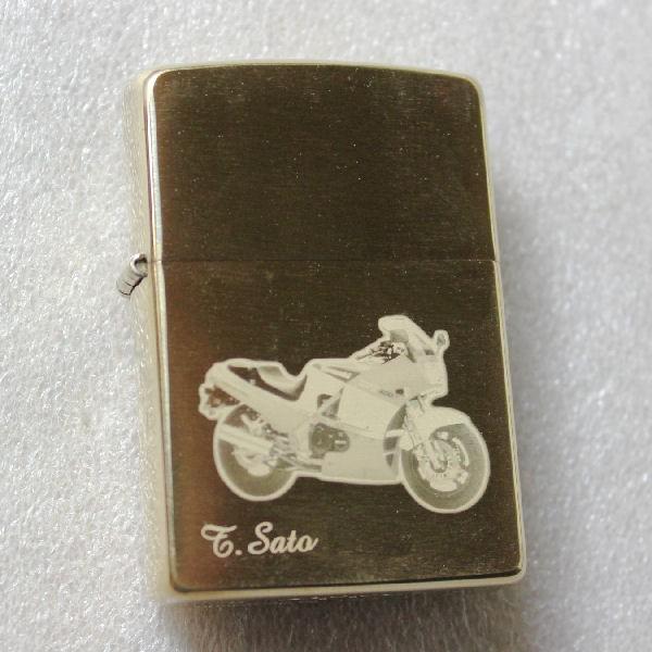 ジッポ zippo #204B ブラスサテーナ オーダーメイド彫刻入り オリジナルジッポ 刻印 | ZIPPO | 02