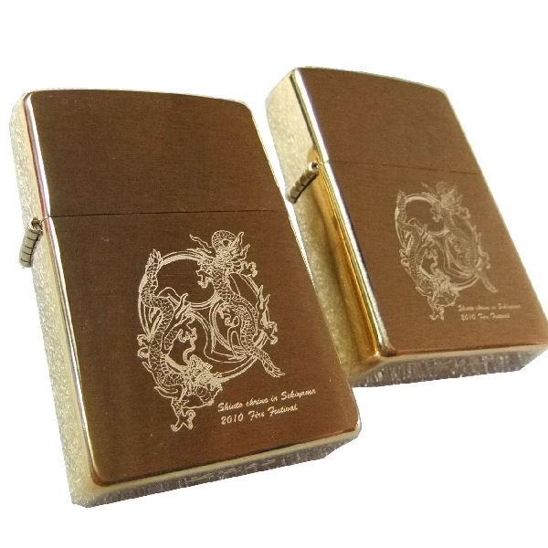 ジッポ zippo #204B ブラスサテーナ オーダーメイド彫刻入り オリジナルジッポ 刻印 | ZIPPO | 03