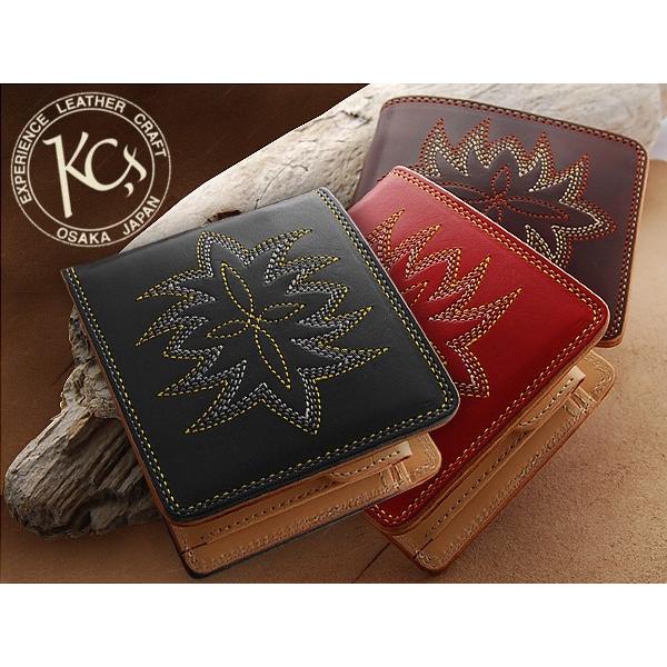 KC,s サンタフェ ビルフォード メダリオン /牛革二つ折り財布 送料無料 メンズ 革 レザー 財布 レディース さいふ・財布・ウォレット・wallet/saifu本革 | KC,s