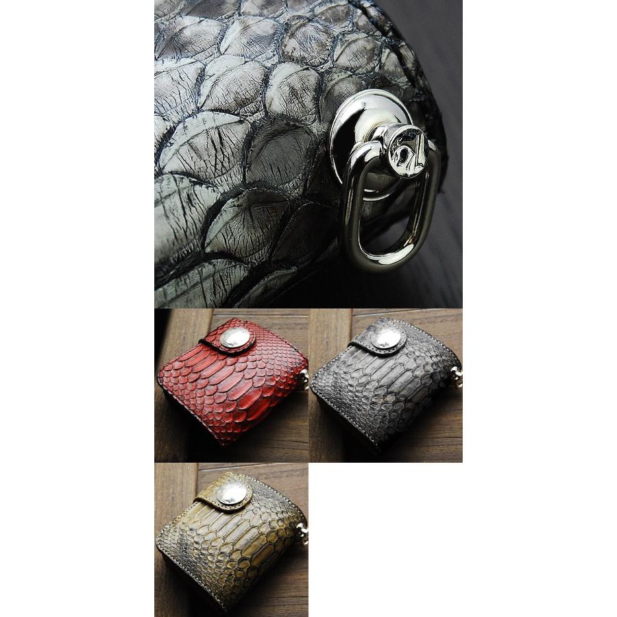 KC,s ラレド ラッセルパイソン ビルフォード /蛇革二つ折り財布 送料無料 メンズ 革 レザー 財布 さいふ・財布・ウォレット・wallet/saifu本革 ラッセルパ | KC,s | 02