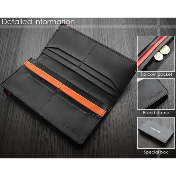 長財布 メンズ 送料無料 United HOMME カラークロスライン 馬革×牛革 ロングウォレット 男性用、紳士用 十字架 さいふ・財布・ウォレット・wallet/saifu/s |  | 01