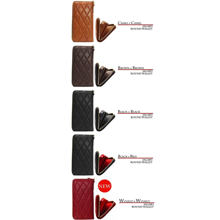 ラウンドファスナー長財布 送料無料 ZOO JAGAR3 ジャガー3ラウンド長財布 メンズ レディース saifu/さいふ/サイフ ハンドメイド 蛇腹・キルティング |  | 02