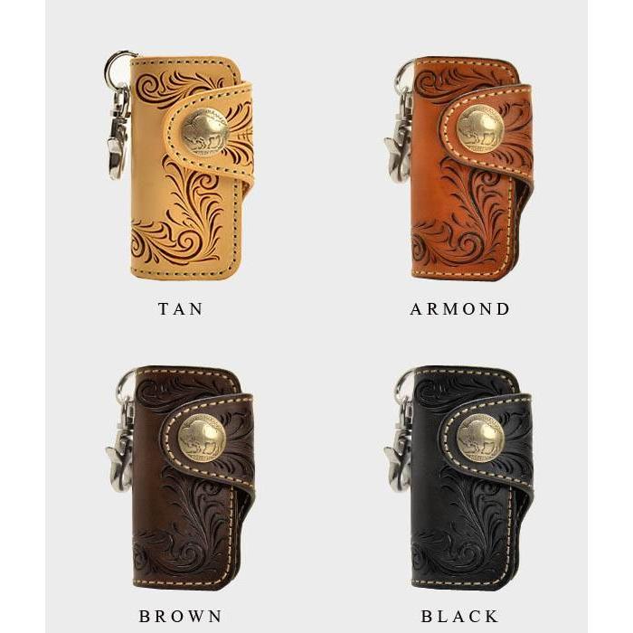 キーケース スマートキーケース スマートキー メンズ 車 革 日本製 キーホルダー キーフック キーリング 鍵 | KC,s | 02