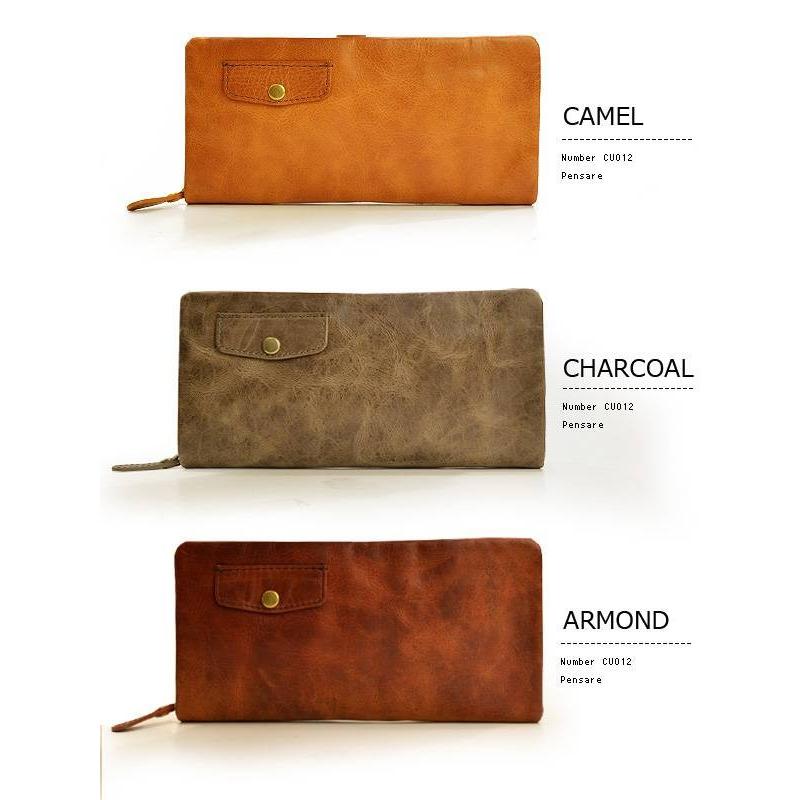 ラウンドファスナー 長財布 レディース 女性用 送料無料 キュイールデソン ペンサーレ 多収納 ブランド 人気 牛革製 本革 母の日 可愛い カワイイ |  | 02