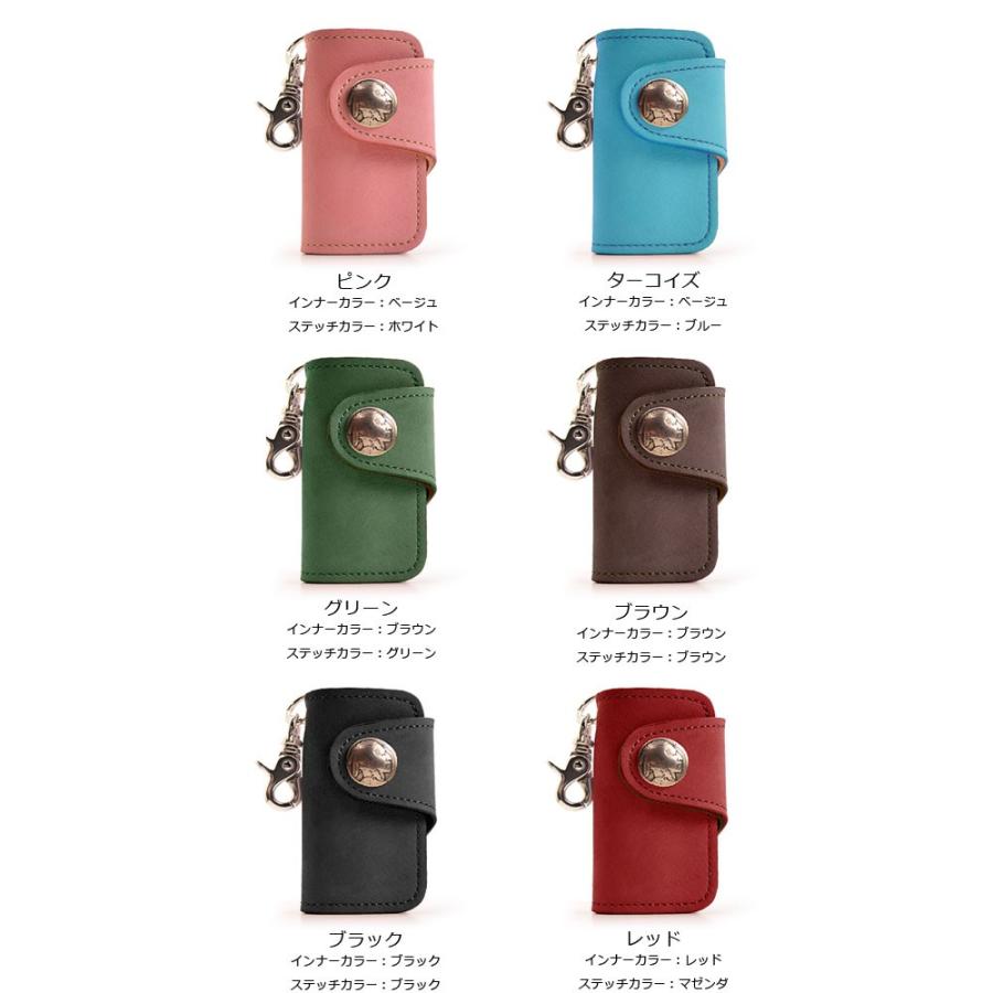 キーケース レディース 牛革 送料無料 KC,ｓ ケイシイズ ハンギングキーケース・ヌバックレザー 男性用、女性用、コンチョ、USAアンティーク、キーホルダー | KC,s | 02