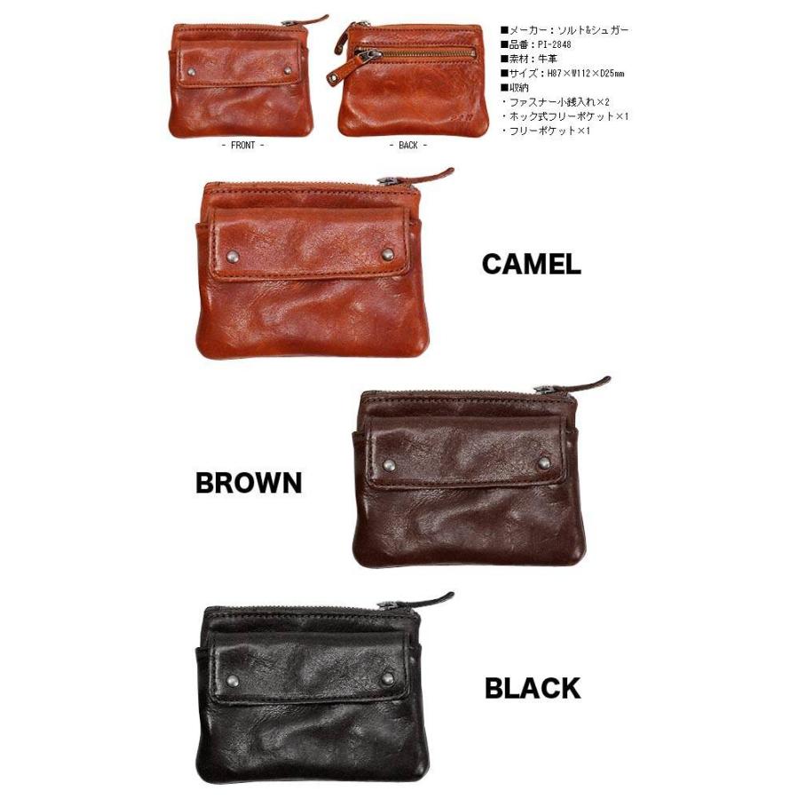 小銭入れ コインケース メンズ 革 送料無料 PIN ソルトアンドシュガー レザーミニウォレット | DIESEL | 02