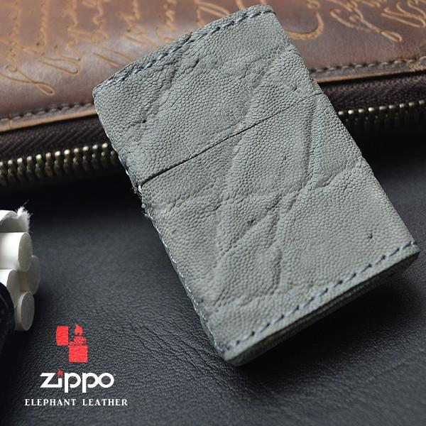革巻きジッポー 送料無料 エレファント レザーZIPPO ハンドメイドジャパン 日本製 象革 ライター 人気 ブランド ゾウ皮 ＺＩＰＰＯ | ZIPPO