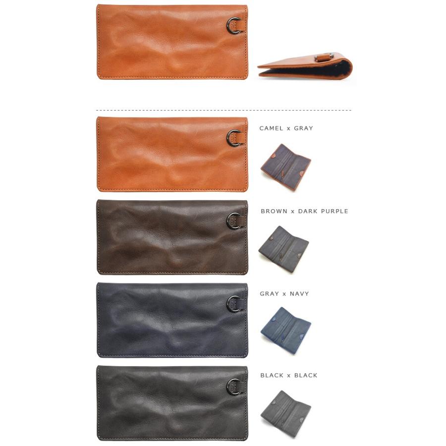 長財布 牛革【送料無料】SOLT＆SUGAR ソルトアンドシュガー 長ザイフ カウレザー シンプル スタンダード メンズ 薄型 薄い 軽量 アンティーク調 |  | 02