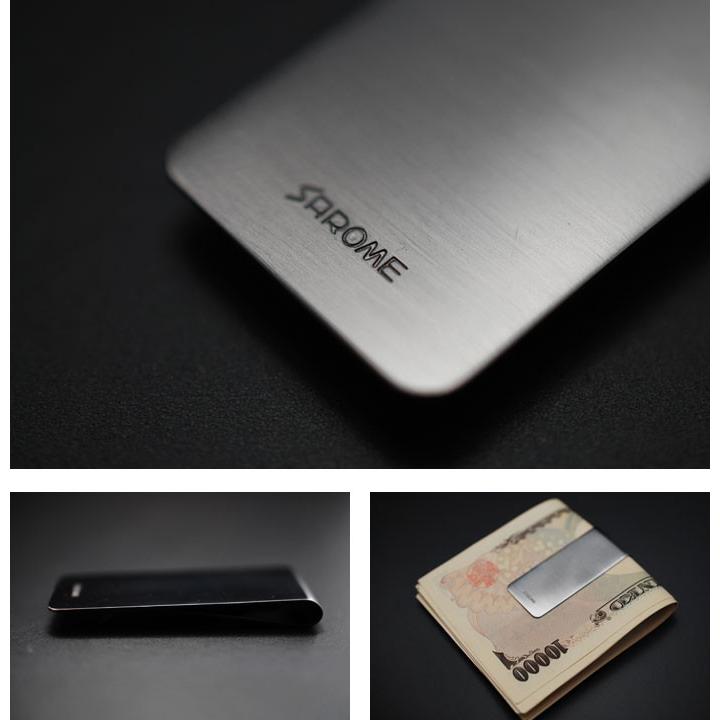 ブランド SAROME サロメ マネークリップ 札バサミ ガンメタルサテーナ 人気 おしゃれ メンズ レディース コレクション スタンダード オーソドックス シンプル 紳 |  | 01