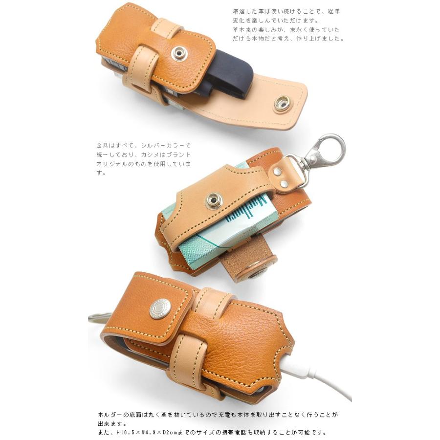 アイコスケース IQOS アイコスホルダー アイコス ケース ２トーン 栃木レザーAAランク×ヴォーノオイルレザー 日本製 |  | 03