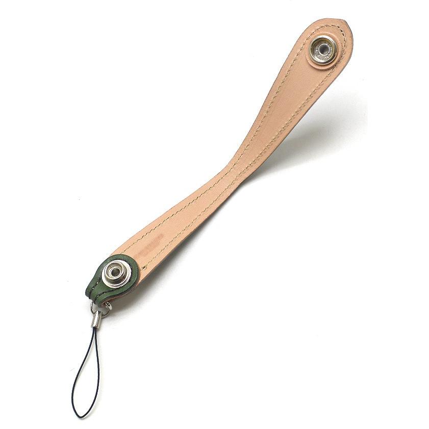 ストラップ スマホ 携帯ストラップ アローストラップ ツートン 栃木レザー ラウンド型 |  | 02