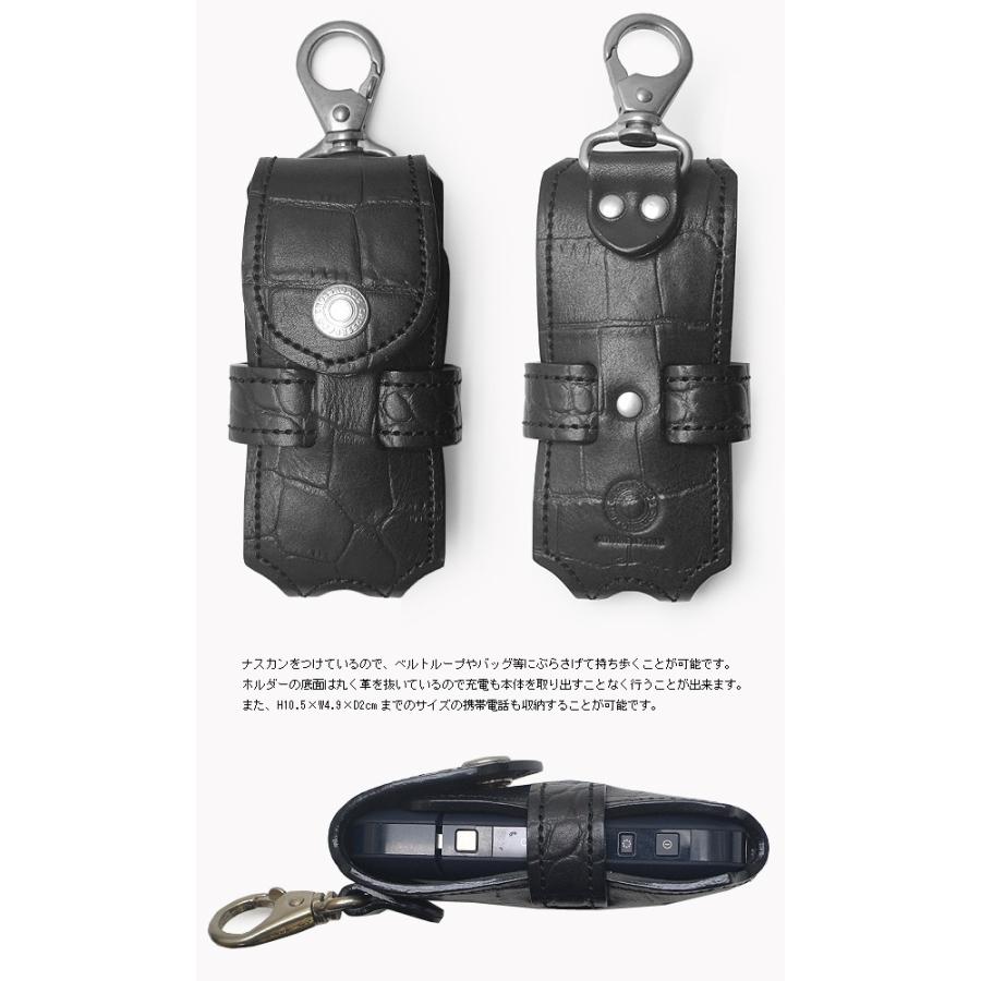 アイコスケース iQOS アイコス ケース 本革 栃木レザーアイコスホルダー クロコ型押し エンボス |  | 02