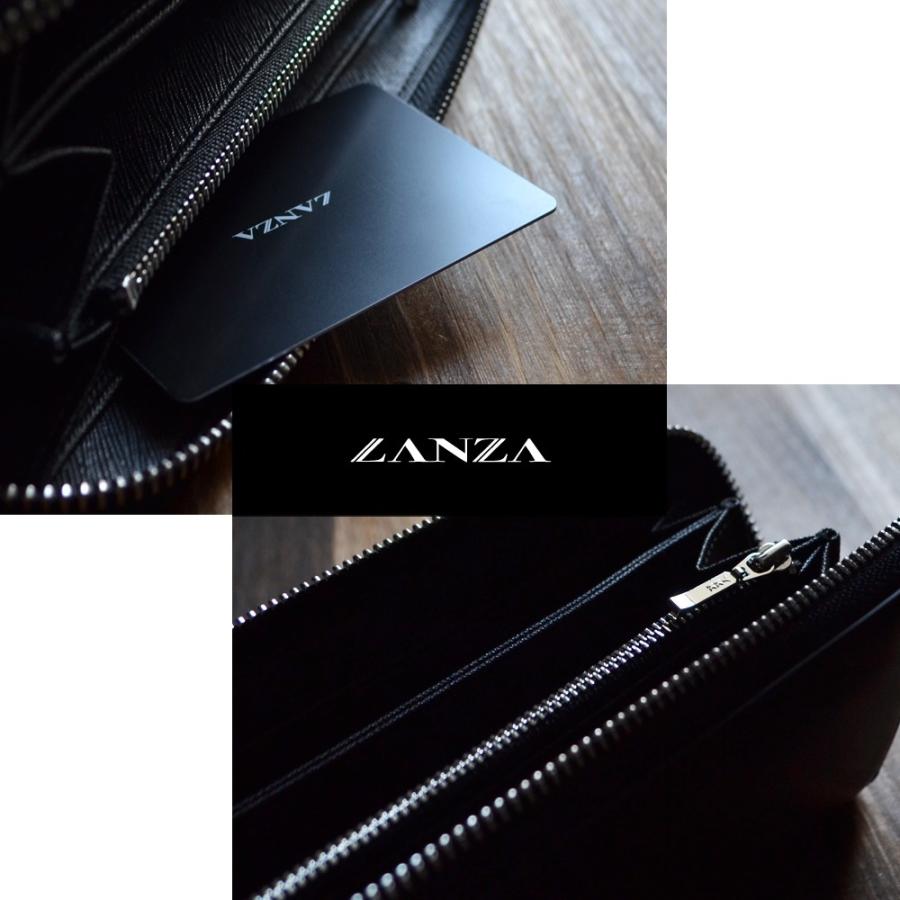 長財布【送料無料】LANZA ランザ 人気 ブランド メンズ レディース ラウンドファスナー ウォレット ロングウォレット イタリア製カウハイドレザー 本革  LA-002 |  | 04