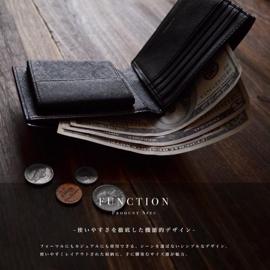 二つ折り財布【送料無料】LANZA ランザ 人気 ブランド メンズ レディース 短財布 ショートウォレット イタリア製カウハイドレザー 折財布 本革 牛革 LA-004 |  | 03