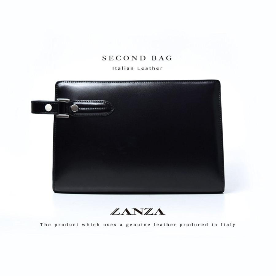 セカンドバッグ メンズ 本革【送料無料】LANZA ランザ メンズ レディース セカンドバック 冠婚葬祭 イタリア製カウハイドレザー 本革 本皮 牛革 牛皮 LA-008 | 