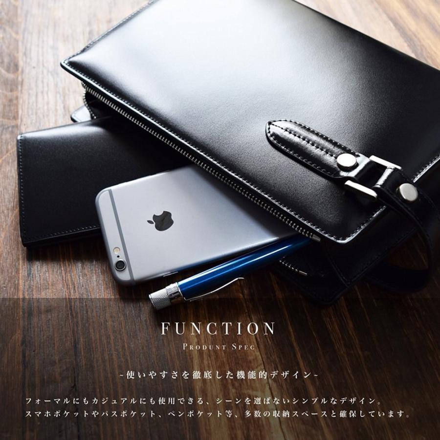 セカンドバッグ メンズ 本革【送料無料】LANZA ランザ メンズ レディース セカンドバック 冠婚葬祭 イタリア製カウハイドレザー 本革 本皮 牛革 牛皮 LA-008 |  | 03