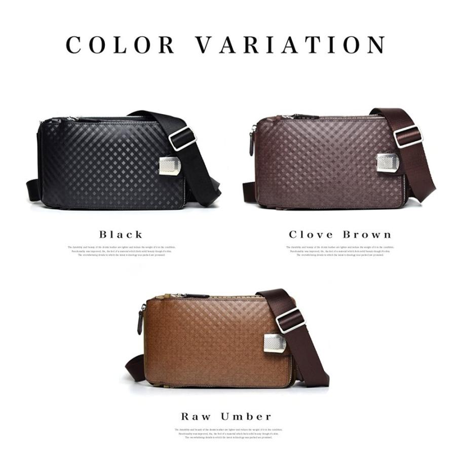 ボディバッグ【送料無料】LANZA ランザ 人気 ブランド スペイン製グラフィットレザー ワンショルダーバッグ バッグ 鞄 カバン かばん メンズ G-010 |  | 05