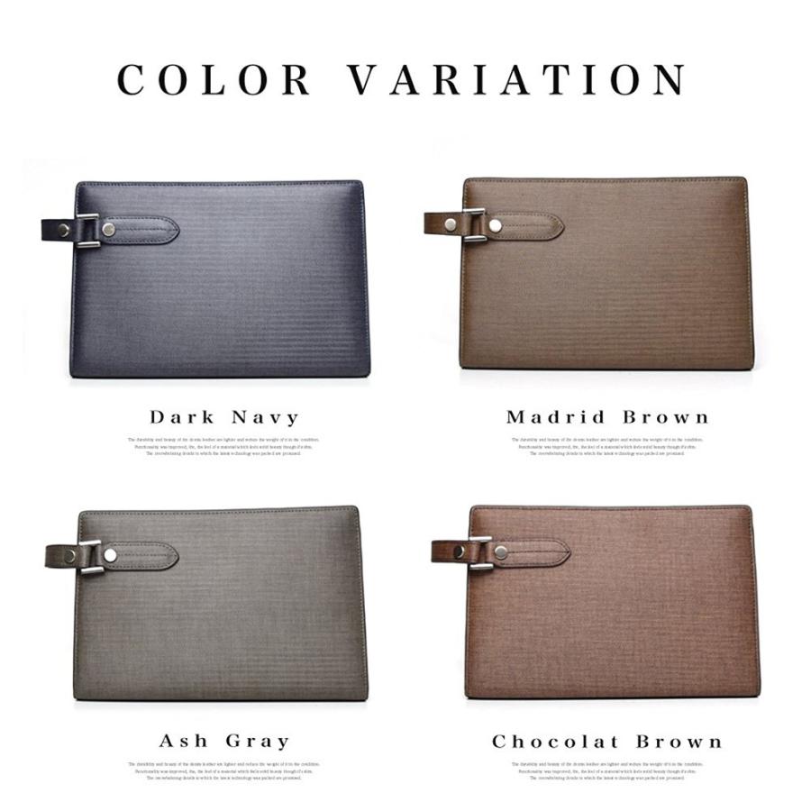 セカンドバッグ メンズ 革【送料無料】LANZA ランザ 人気 ブランド メンズ スペイン製デニムレザー セカンドバック 冠婚葬祭 結婚式 多収納 D-008 |  | 05