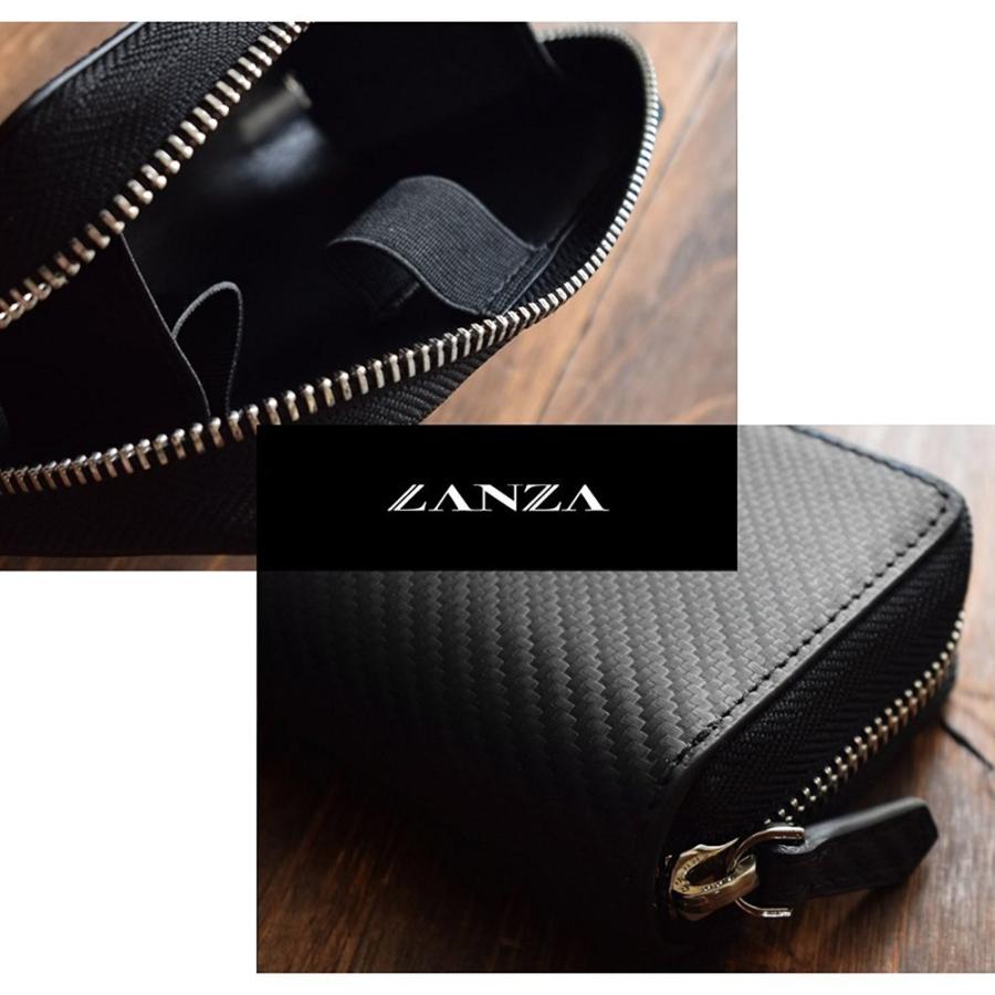 アイコスケース IQOSケース メンズ ブランド LANZA ランザ イタリア製カーボンレザー アイコス iqos ケース 電子タバコ 喫煙具 収納 ポーチ  C-047 |  | 04