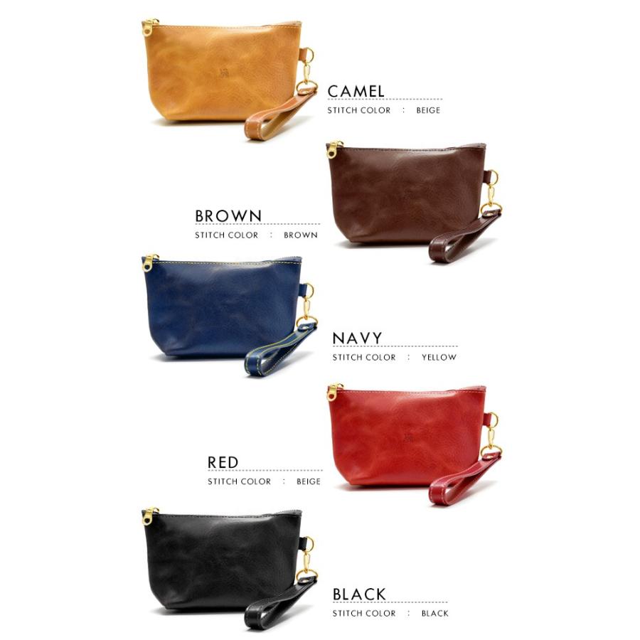 ポーチ 小物入れ メンズ ブランド ZOO ズー【送料無料】かわいい ナプキン レディース ラクーンポーチ2 本革 牛革 レザー 日本製 コスメポーチ アイコス |  | 03