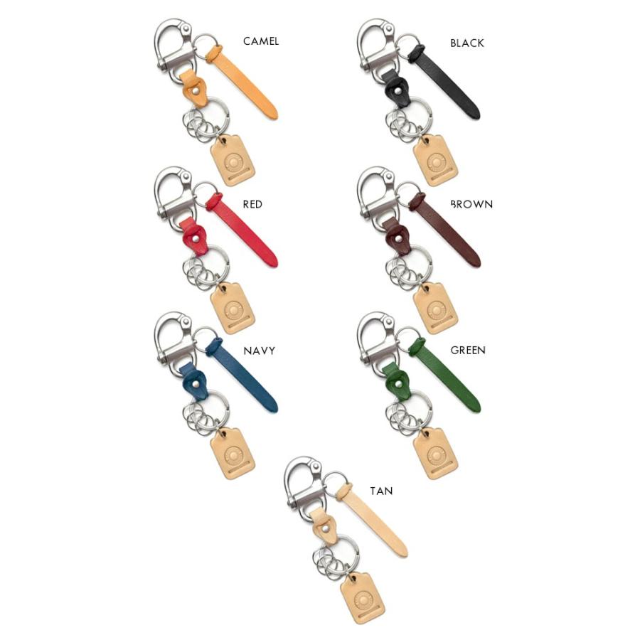 キーリング メンズ シャックルキーリング 栃木レザーヴォーノアニリン レザー レディース キーホルダー |  | 03