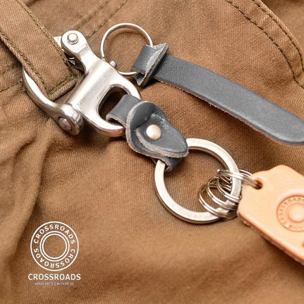 キーリング メンズ シャックルキーリング 栃木レザーヴォーノアニリン レザー レディース キーホルダー |  | 04