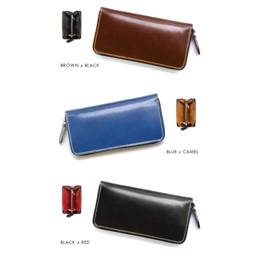 長財布 メンズ レディース 本革 ラウンドファスナー CROSS ROADS