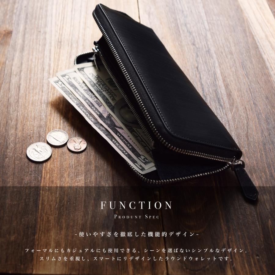 ラウンドウォレット【送料無料】LANZA ランザ メンズ レディース 長