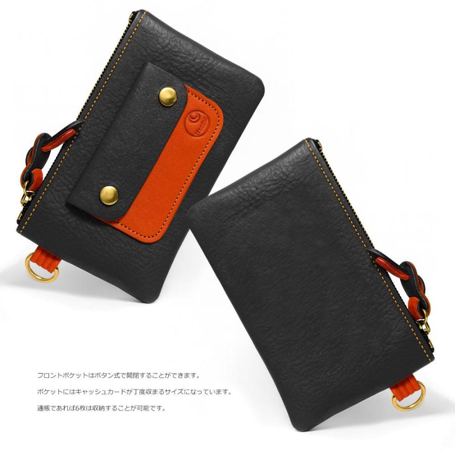 マルチポーチ マルチケース メンズ レディース ブランド Beatfull フリーマルチポーチ 通帳ケース 筆箱 ペン入れ ポーチ バッグインバッグ 本革 牛革 日本製 |  | 05