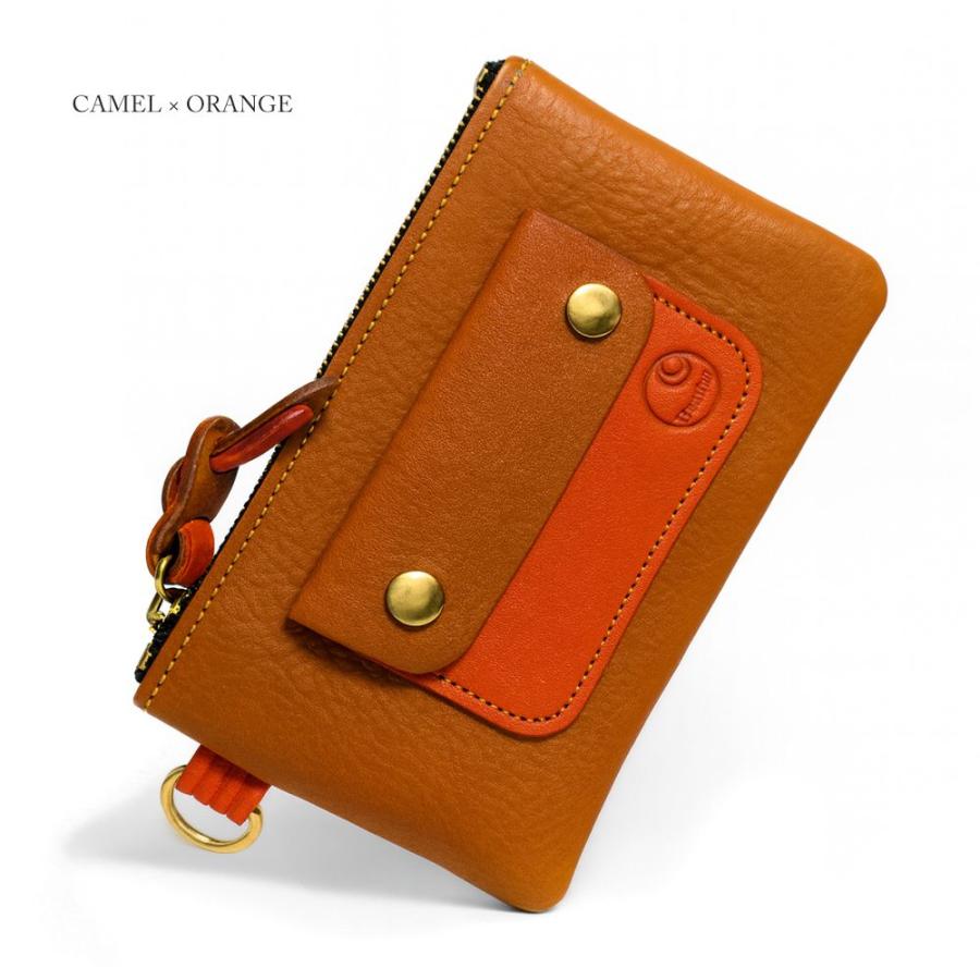 マルチポーチ マルチケース メンズ レディース ブランド Beatfull フリーマルチポーチ 通帳ケース 筆箱 ペン入れ ポーチ バッグインバッグ 本革 牛革 日本製 |  | 07