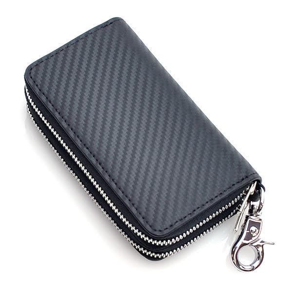 キーケース メンズ BEAMZSQUARE カーボンレザー マルチキーウォレット 6連キーホルダー コインケース 小銭入れ 小物入れ 財布 ミニ財布 BS-57012 |  | 04