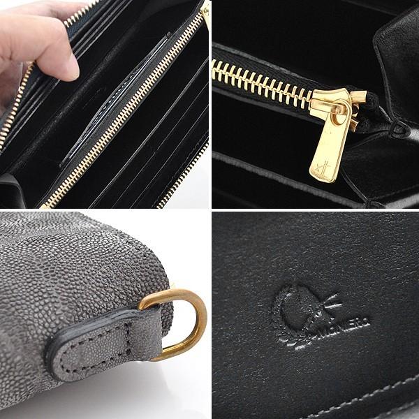 長財布 財布 メンズ レディース MaNIERa ラウンドウォレット 象革財布 エレファント ゾウ 象革 希少価値 国産 おしゃれ 贈り物 プレゼント |  | 03