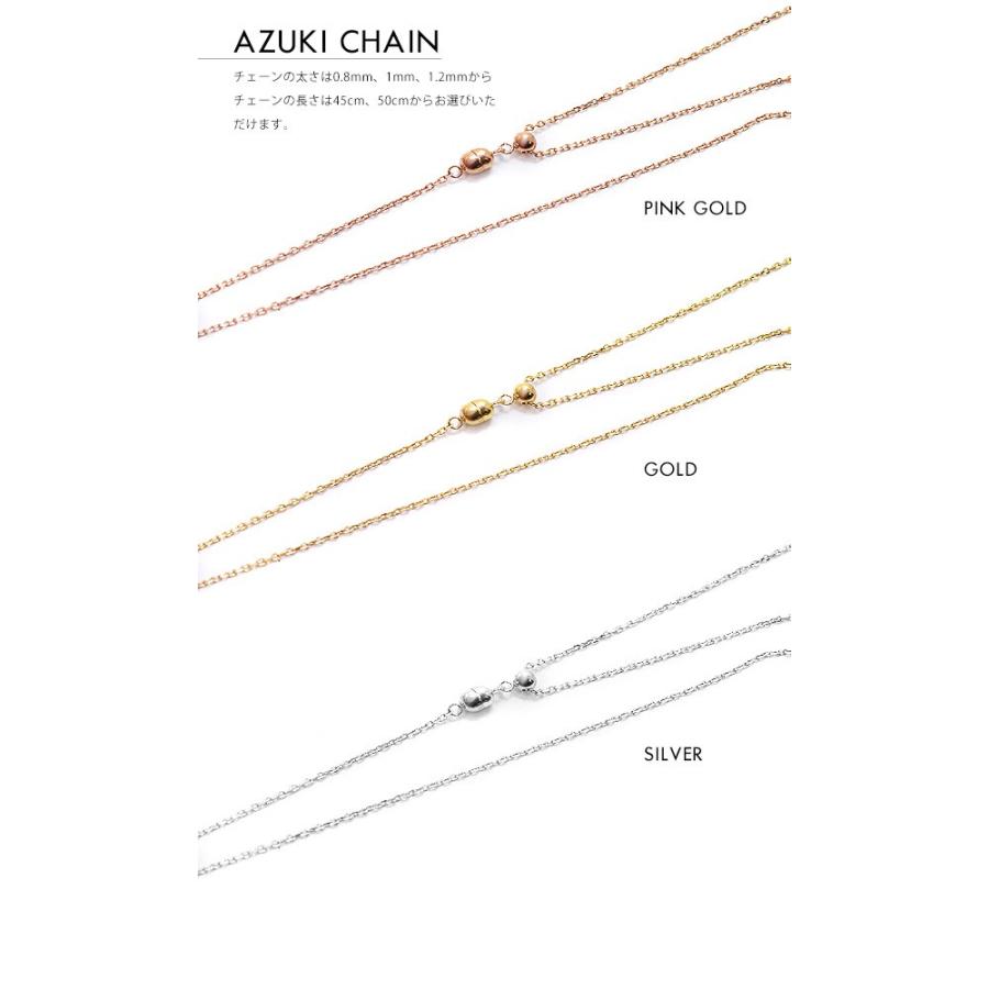 ★ネックレスチェーンマグネットクラスプ★スライドチェーン レディース メンズ ステンレス 316L あずき ベネチアン スライド 長さ調節 マグネット式 |  | 04