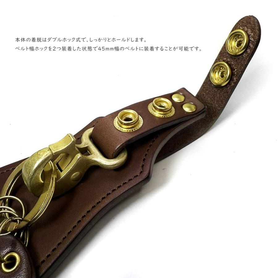 キーホルダー 革 ブランド CROSS ROADS クロスロード【送料無料】ベアクロー キーホルダー 栃木レザー社製オイルレザー 日本製 国産 |  | 06