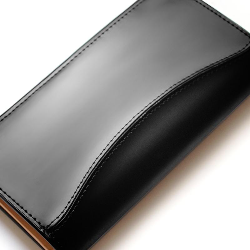 馬革×バッファローレザーハイブリット長財布 本革  二つ折り 二つ折り財布 2つ折り 長財布 メンズ レディース 牛革 人気 長サイフ 男性用 レザー 革 皮 |  | 04