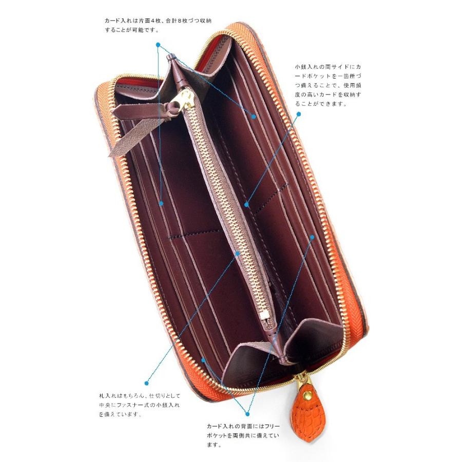 長財布 ラウンドウォレット メンズ レディース クロコダイル ブランド KC,s ケイシイズ ラウンドジップ3 クロコダイル 限定クロコダイルカラーズ 日本製 国産の画像