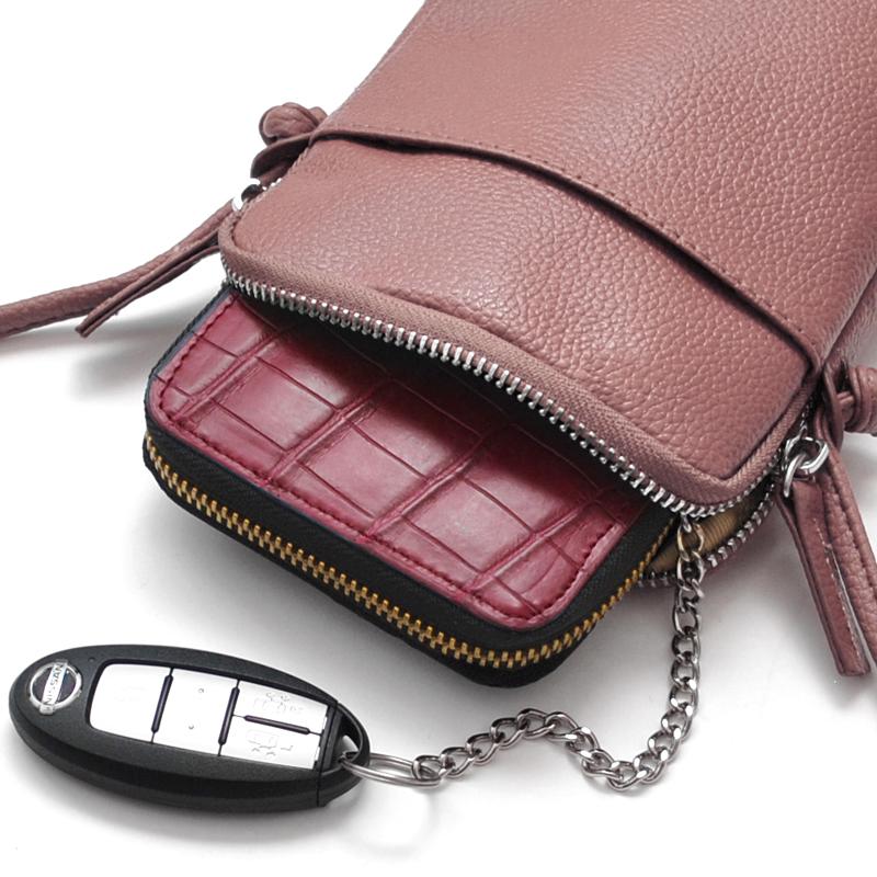 スマートポシェット サコッシュ ポーチ ミニバッグ サブバッグ バッグインバッグ MOMO バック かばん 鞄 レザー 本革 スマホポーチ スマートフォン収納 |  | 05