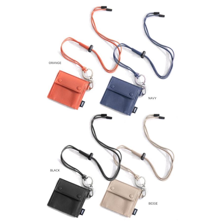 ミニウォレット ネックウォレット 財布 メンズ レディース ユニセックス 人気 ブランド WAKU ワク ネックストラップ付き スクエアウォレット WKW-0003 |  | 03