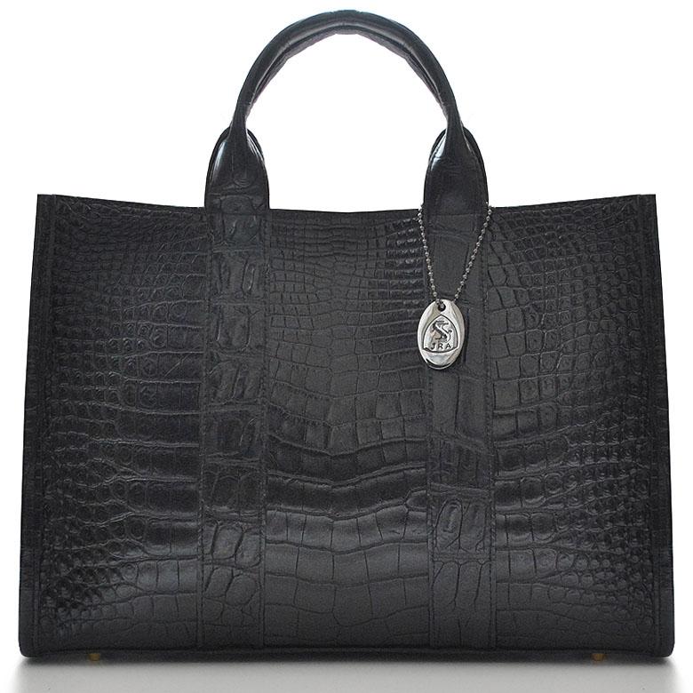 JRA クロコダイル 本革 手提げバッグ トートバッグ メンズ レディース バッグ かばん 鞄 クロコダイル