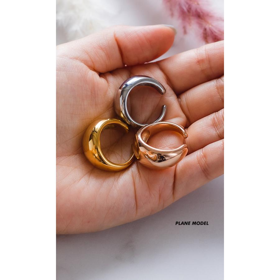 イヤーカフ イヤカフ 指輪 リング メンズ レディース サージカルステンレス 316L ファッション ポラリス チャンキーカフ フリーサイズ プレーン ハワイアン |  | 02